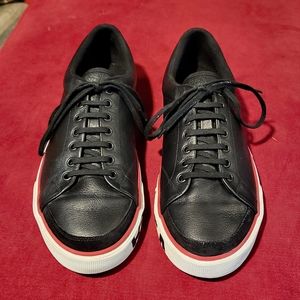 Balenciaga Leather Logo Sole Low Top Sneaker Size 44